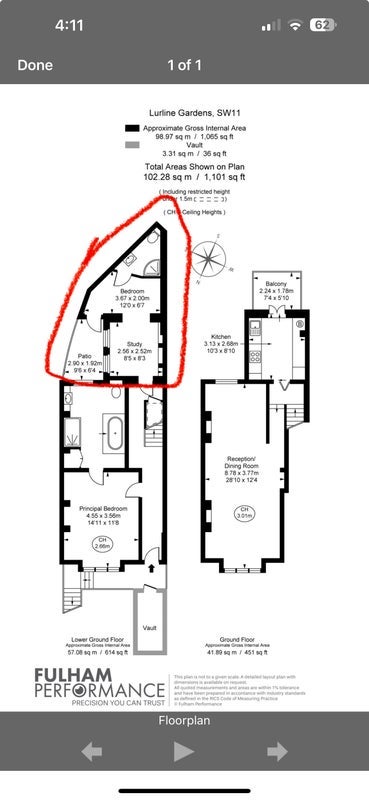 Room Lurline Gardens in Greater London