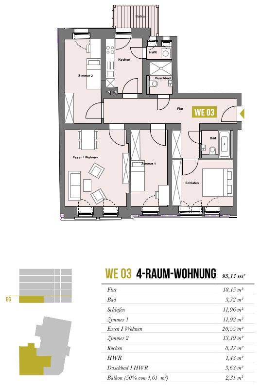Wohnung Fürstenstraße in Chemnitz