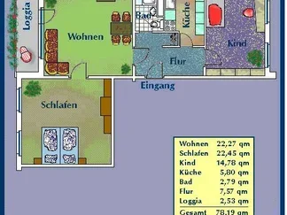 Wohnung Dürerstraße in Dresden