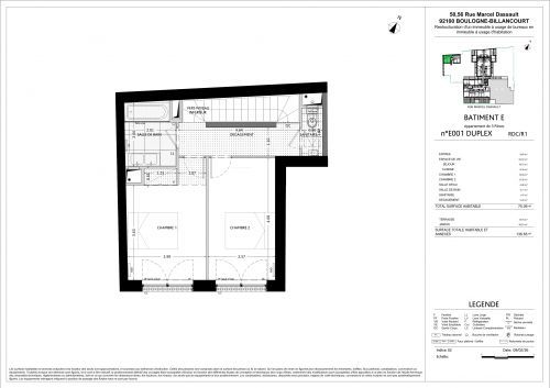 Flat Rue Marcel Dassault in Boulogne-Billancourt