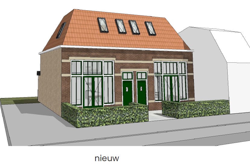 Huis 1e Woudstraat 38 in Sneek