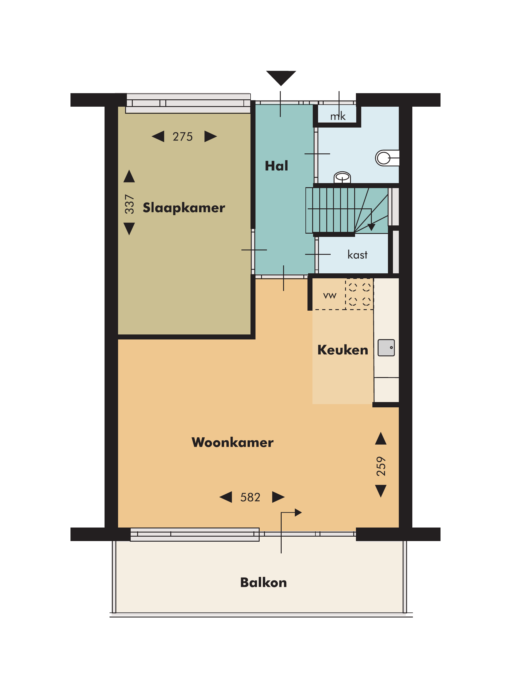 Flat Kamperfoeliezoom in Leiderdorp