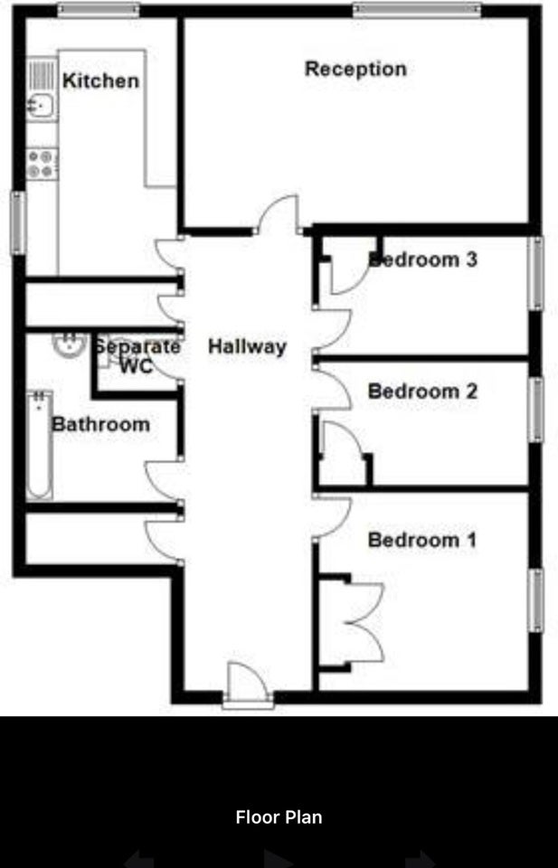 Flat Lollard Street in Greater London