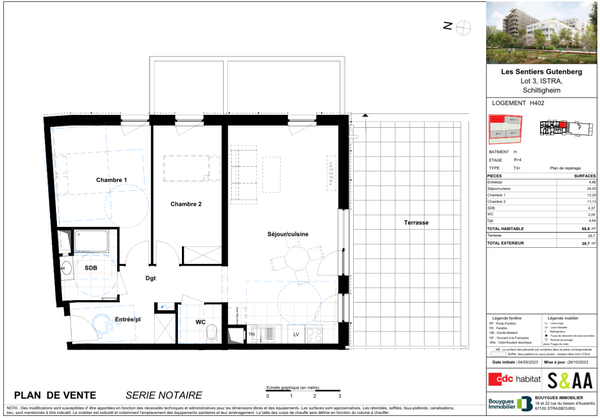 Flat Rue Clemenceau in Schiltigheim