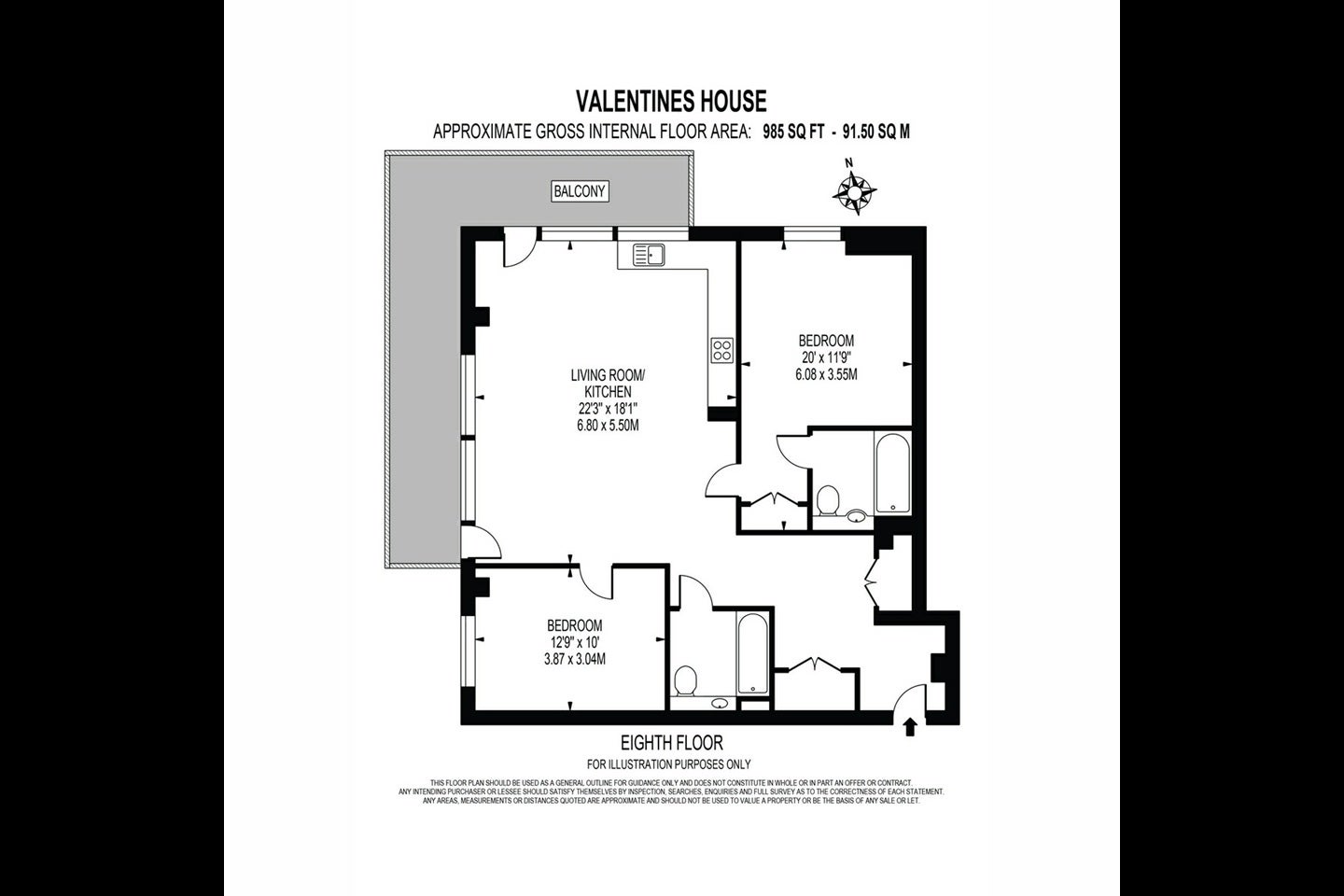 Flat York Place in Greater London