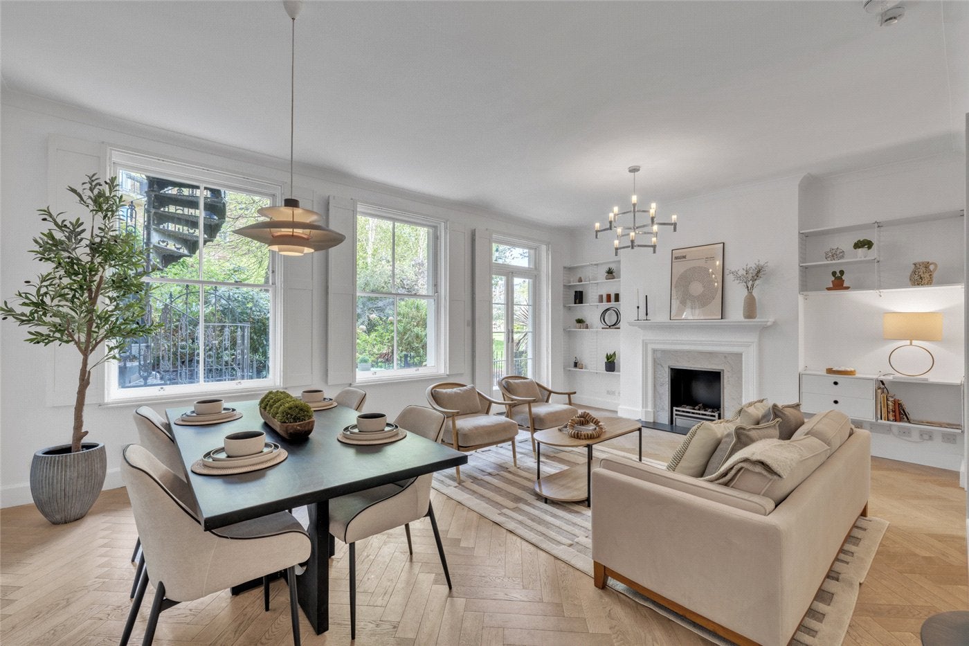 Flat Warrington Crescent in City of Westminster