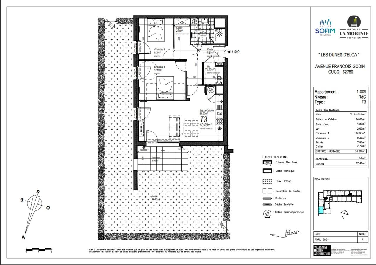 Appartement Avenue François Godin à Cucq