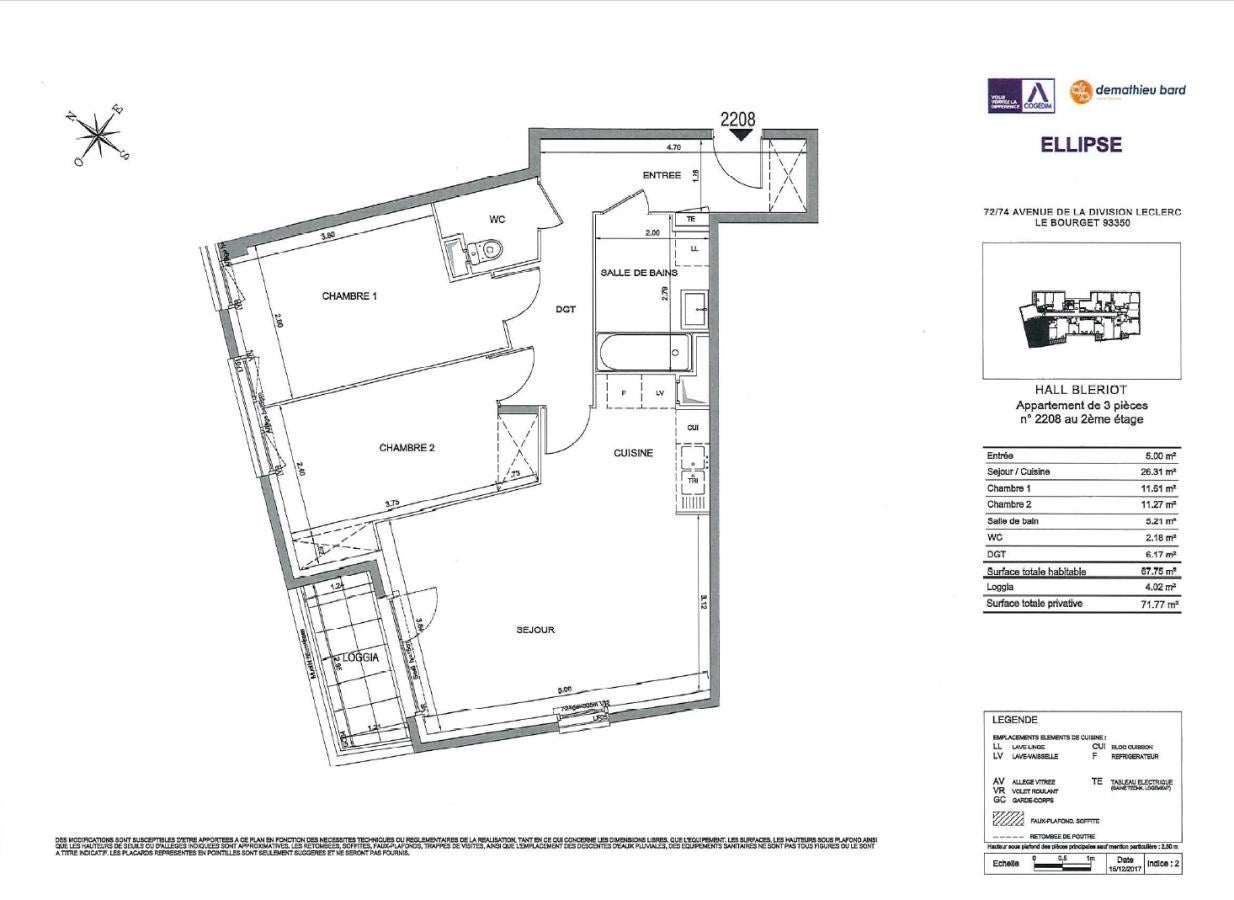 Flat Rue Edgar Quinet in Le Bourget