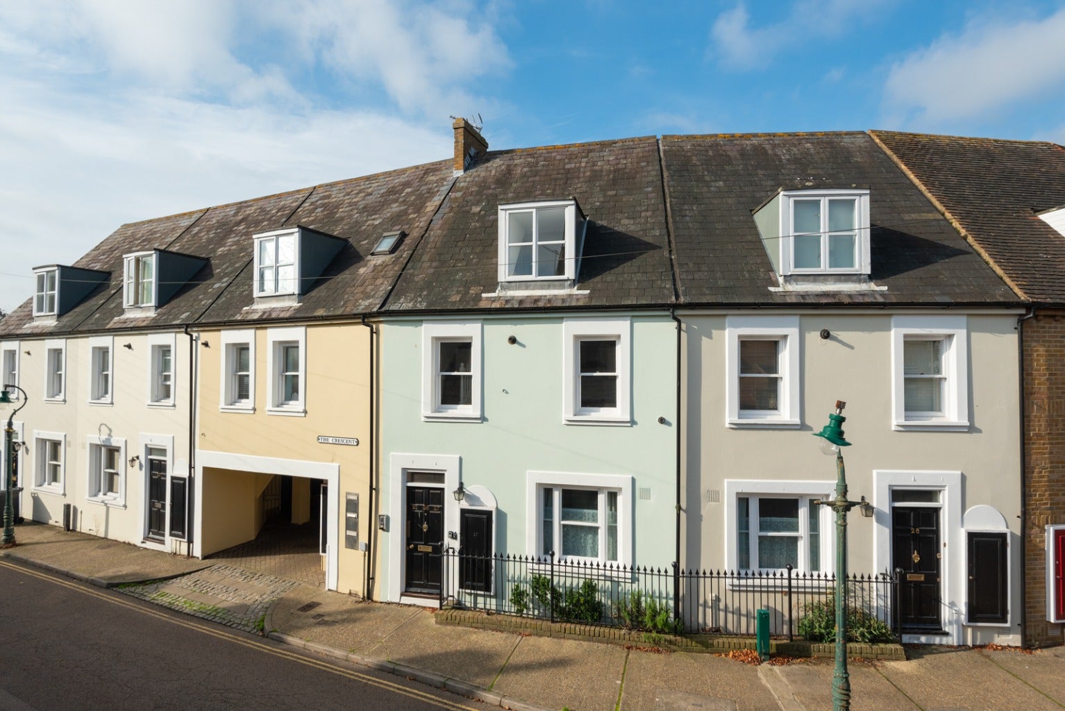 Flat Castle Row in Canterbury