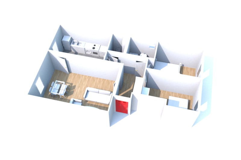 Flat Rue des Prairies in Goderville