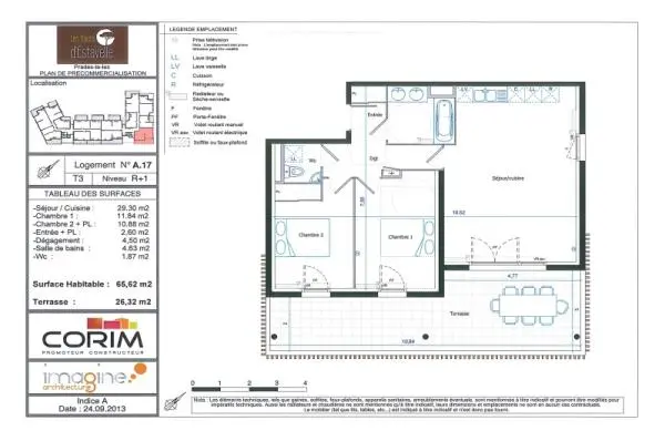 Appartement Rue Sophie Desmarets à Prades-le-Lez