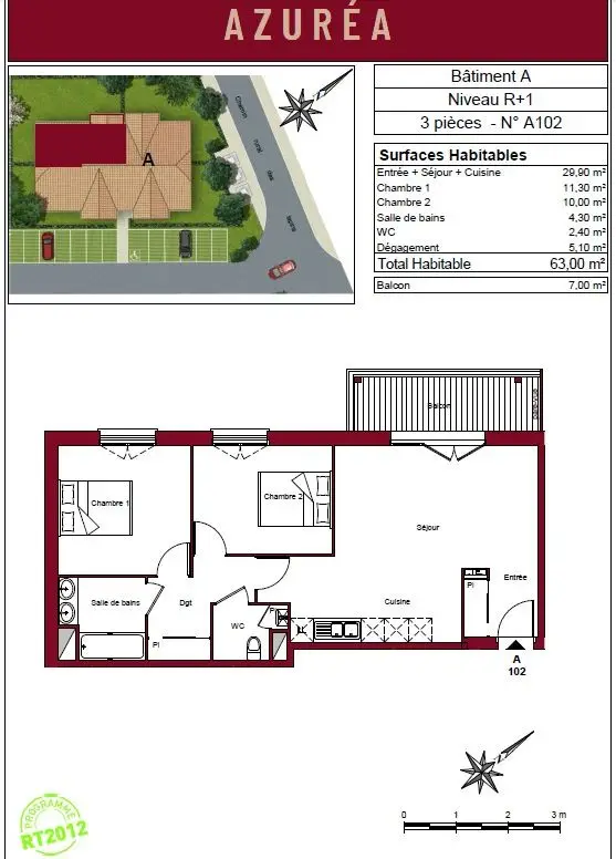 Appartement Rue de la Palombière à Andernos-les-Bains