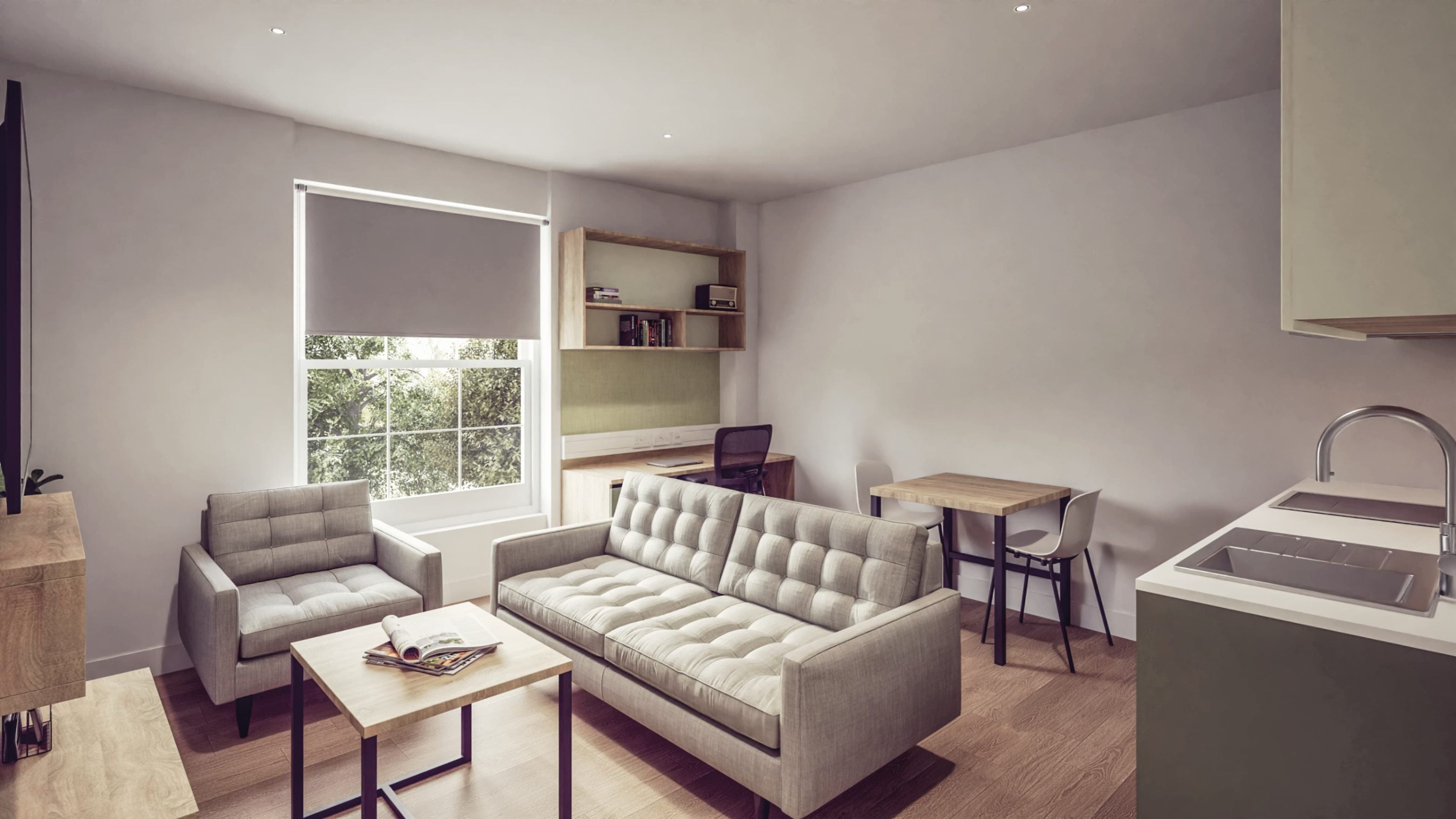 Flat Hagley Road in Birmingham