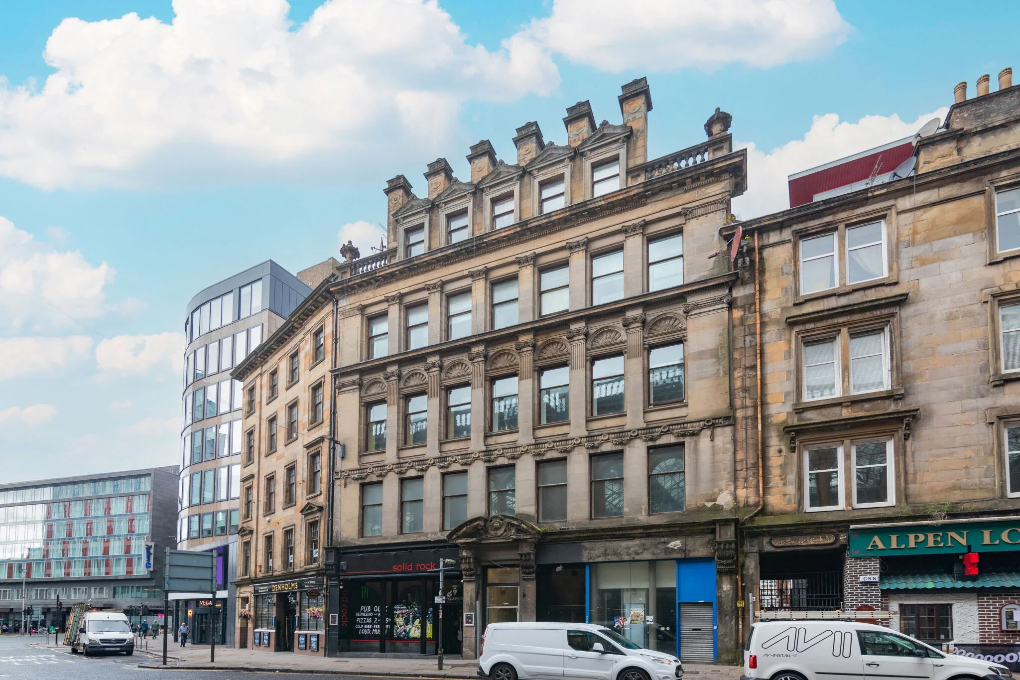 Flat Hope Street in Glasgow