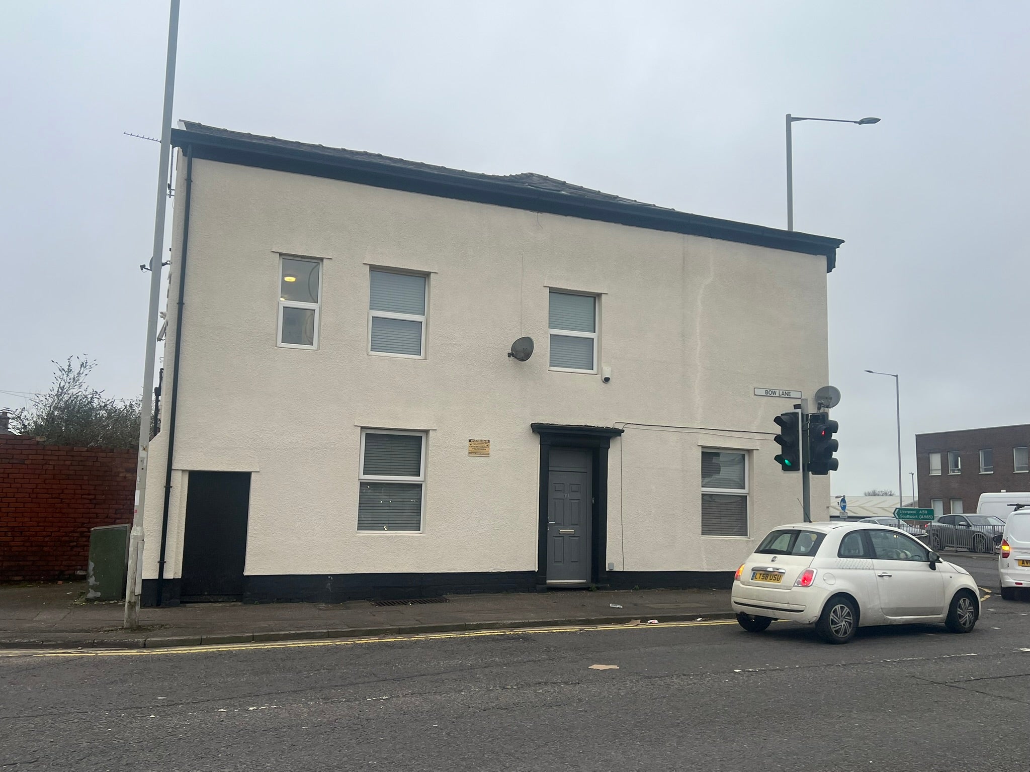 Flat Marsh Lane in Preston