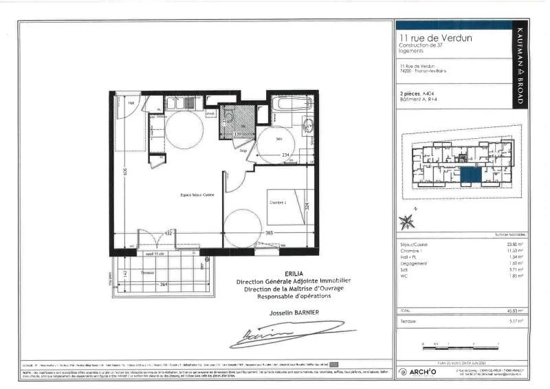 Flat Rue de Verdun in Thonon-les-Bains