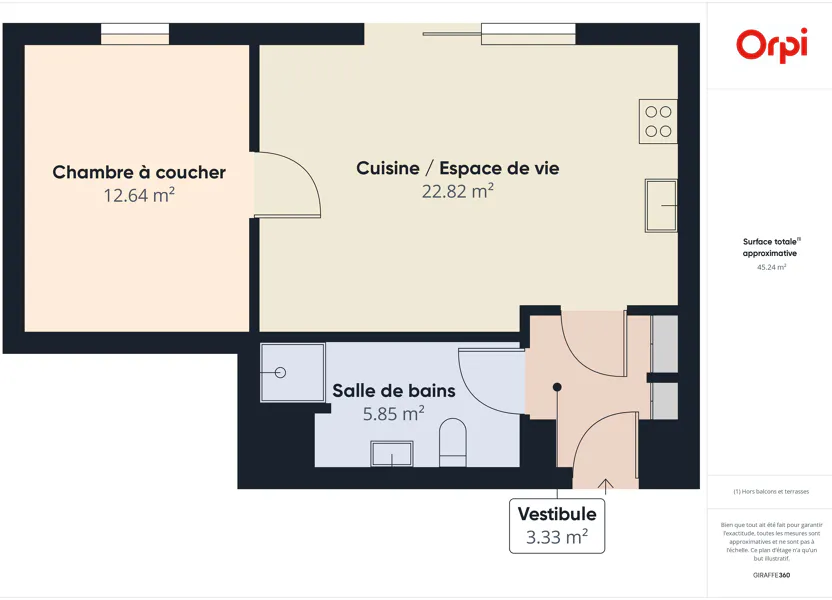 Appartement Rue des Aigles à Holtzheim