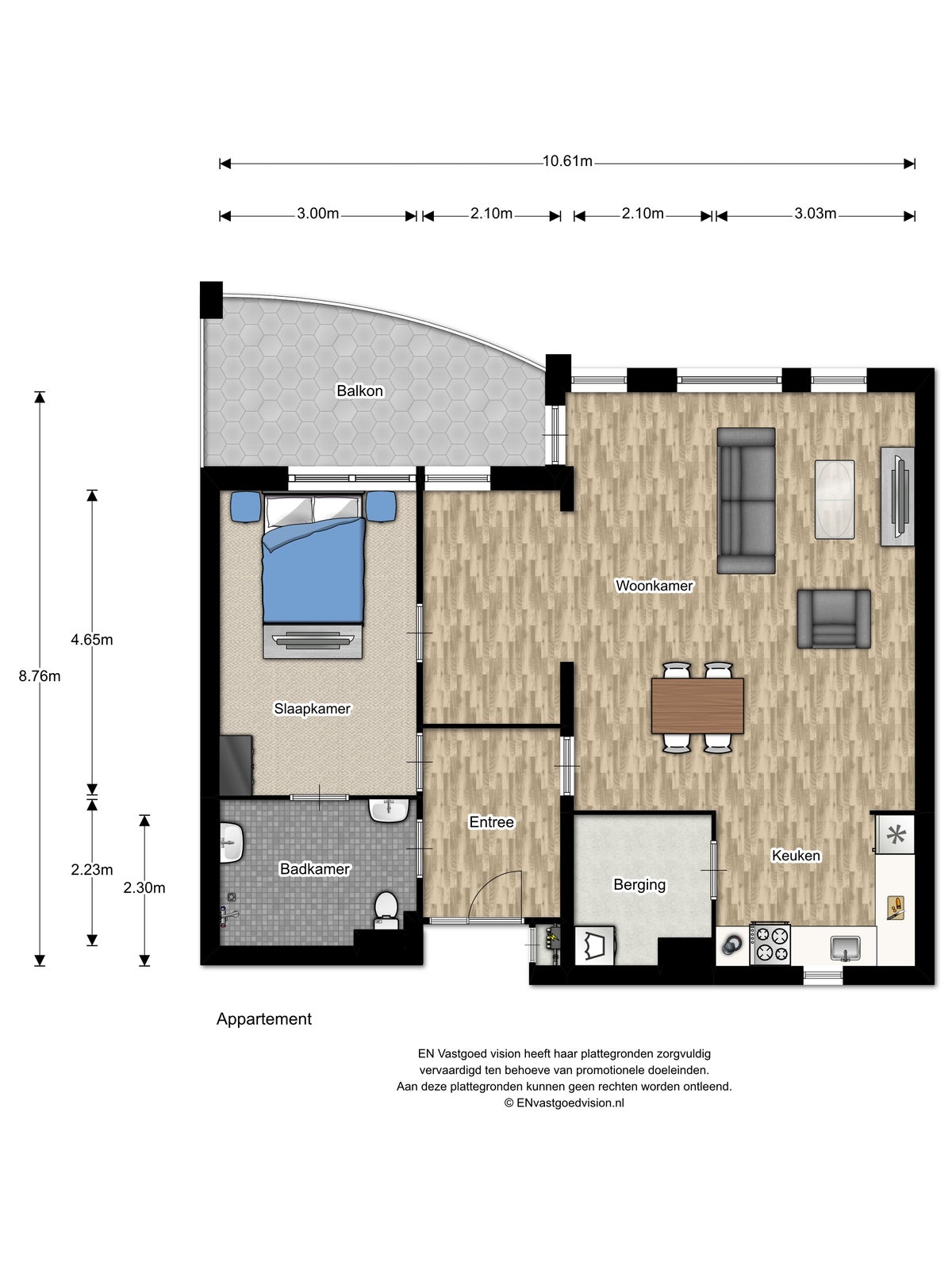 Appartement aan de Albert Schweitzerlaan in Epe (589612)
