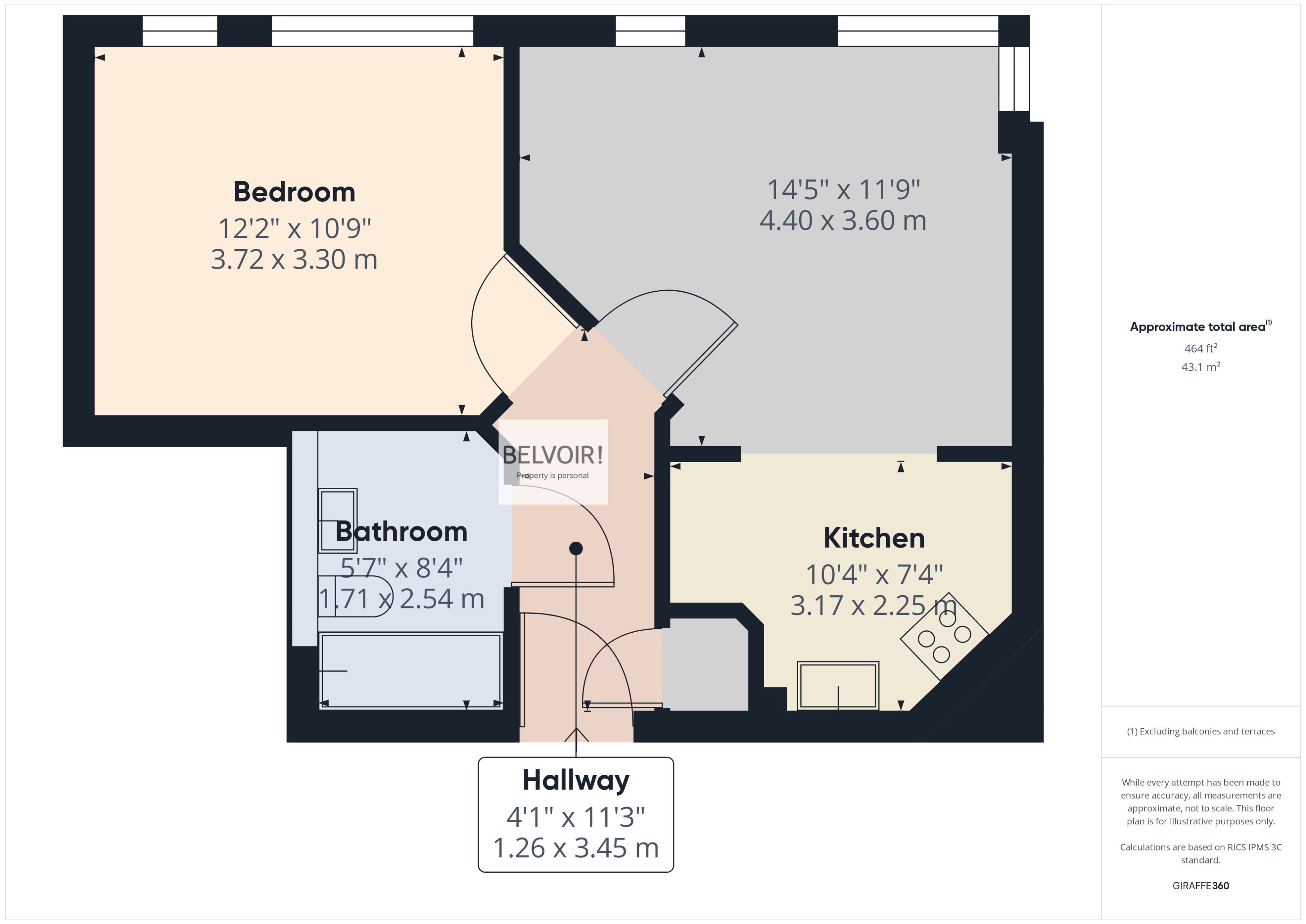 Flat Hollis Croft in Sheffield