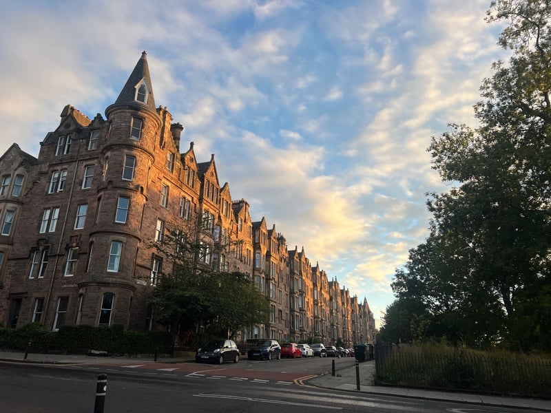 Room Marchmont Crescent in City of Edinburgh