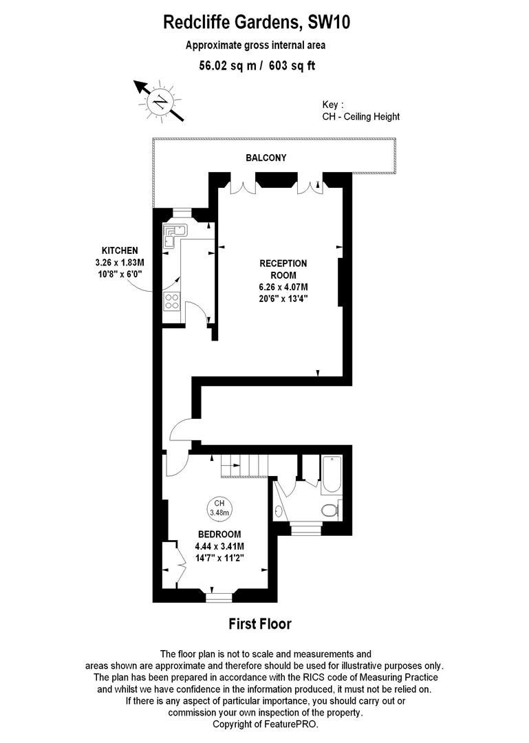 Flat Redcliffe Gardens in Greater London