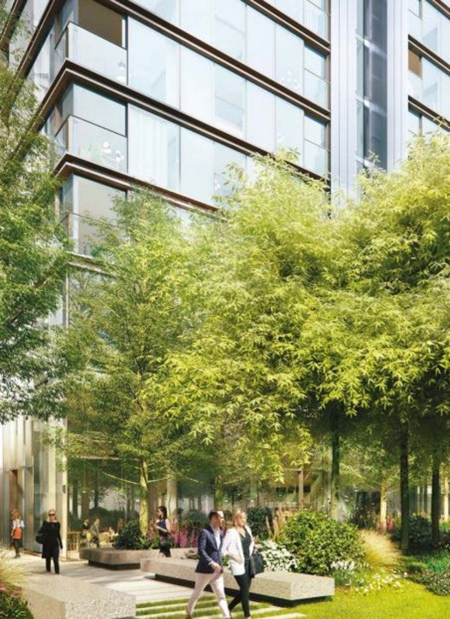 Flat South Quay Plaza in Greater London
