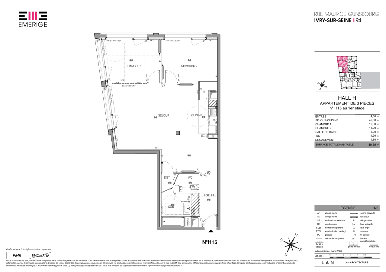 Appartement Rue Maurice Gunsbourg à Ivry-sur-Seine