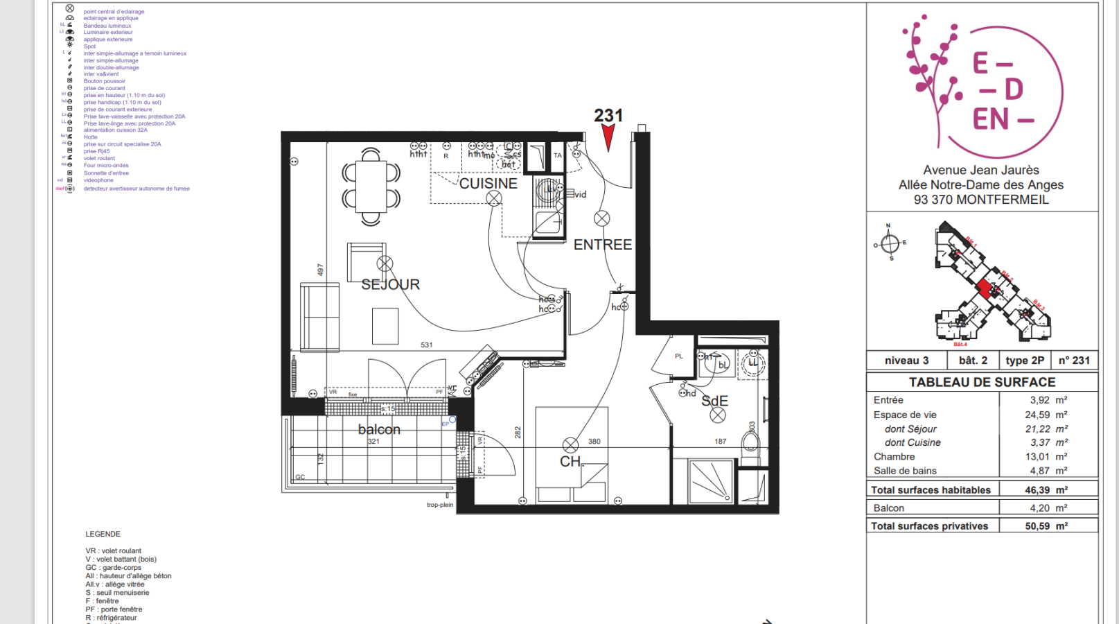 Flat Rue Notre-Dame-des-Anges in Montfermeil