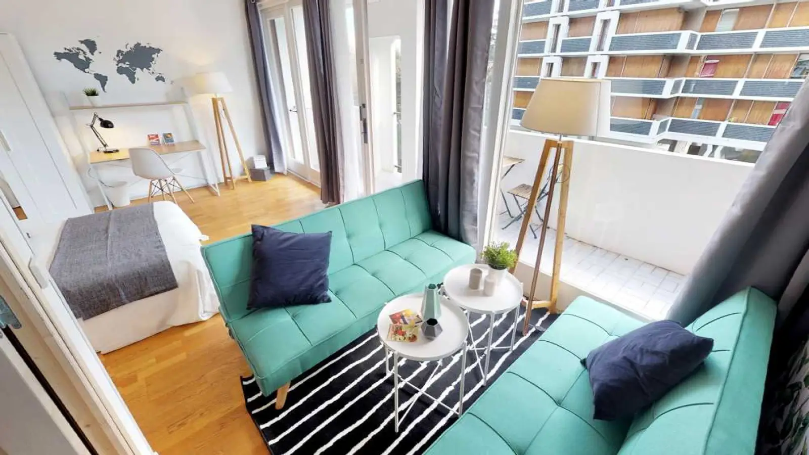 Chambre Résidence du Beffroi à Lille