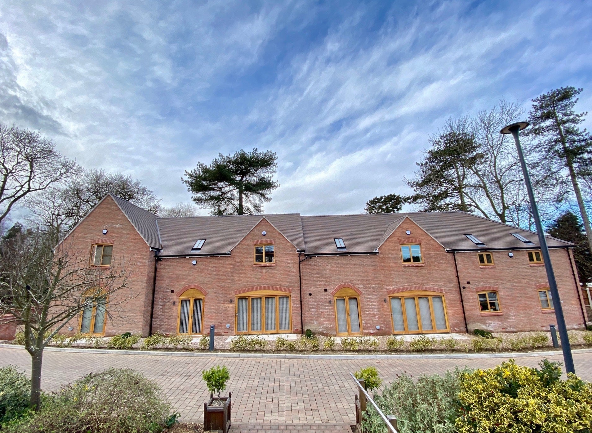 House Wood Lane in Charnwood