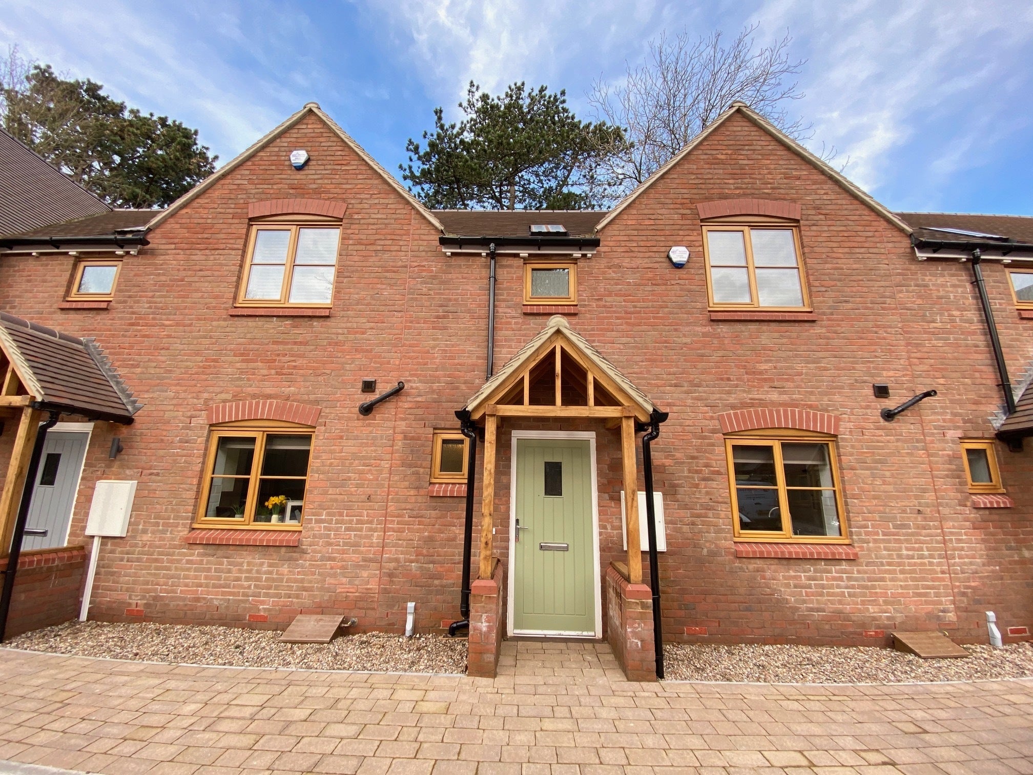 House Wood Lane in Charnwood