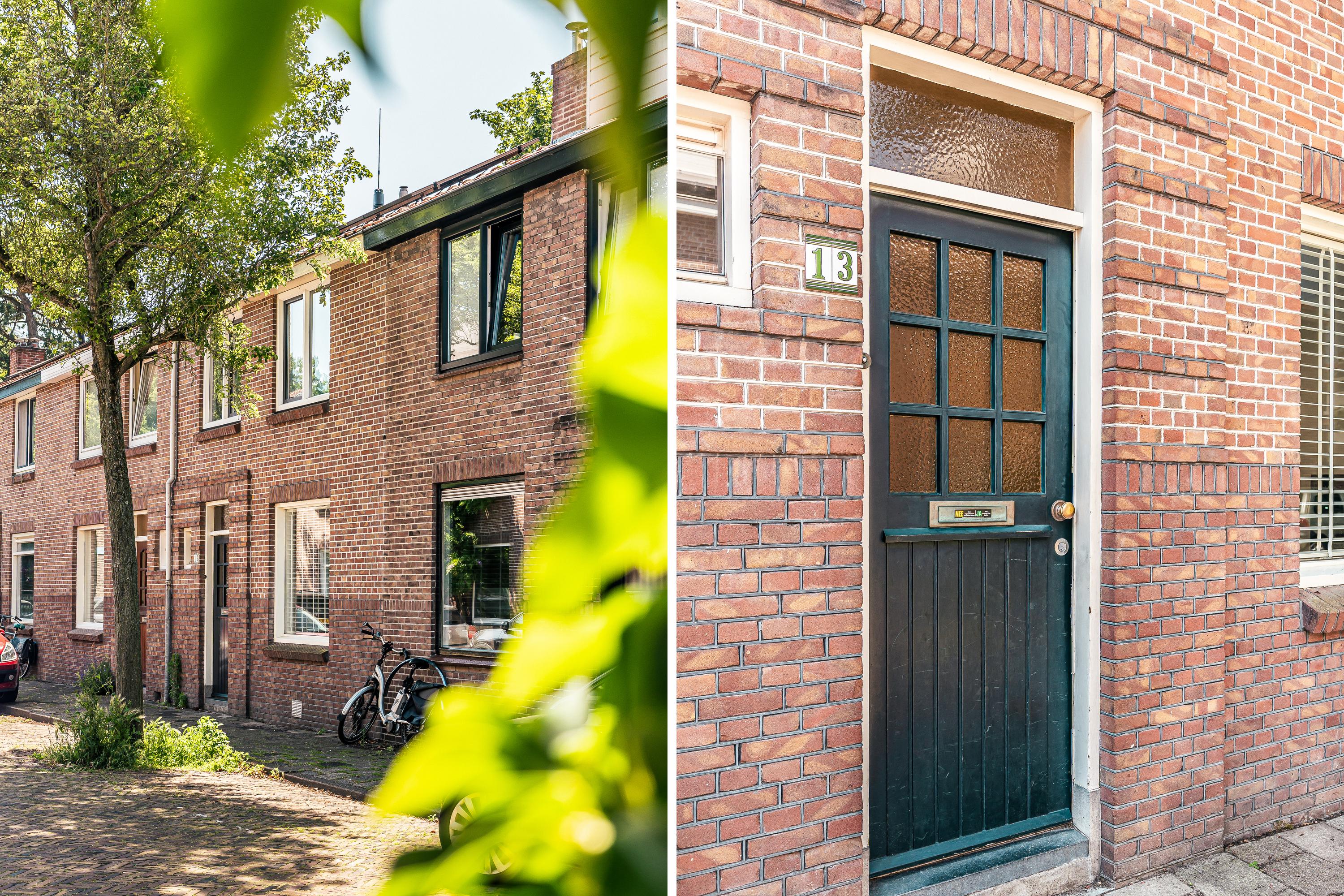 Huis Tweede Hogerwoerddwarsstraat 13 in Haarlem