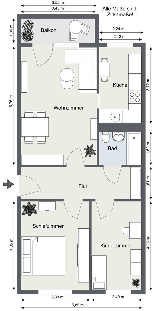 Wohnung Rudolstädter Straße in Gera