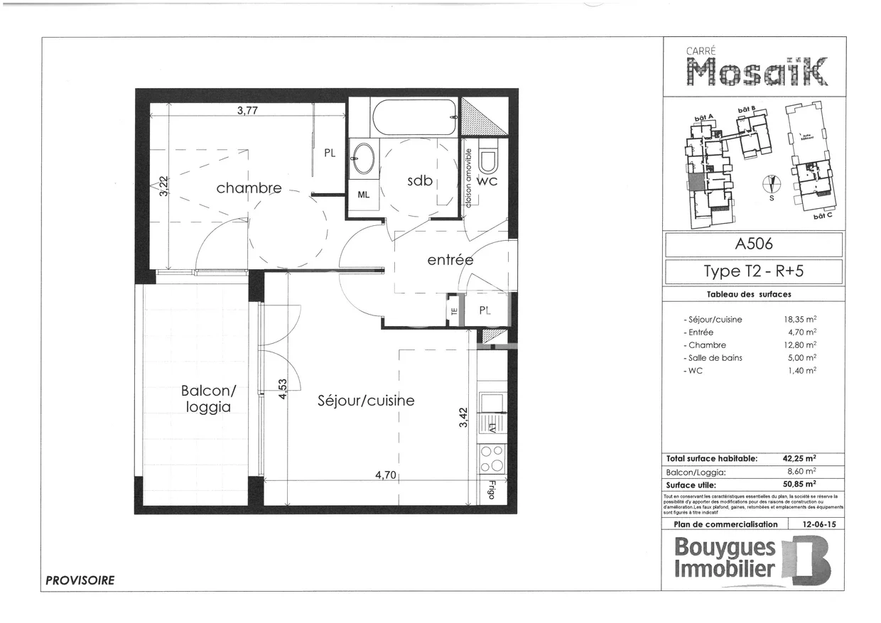 Appartement Place du Corps Expéditionnaire Français en Italie à Montpellier