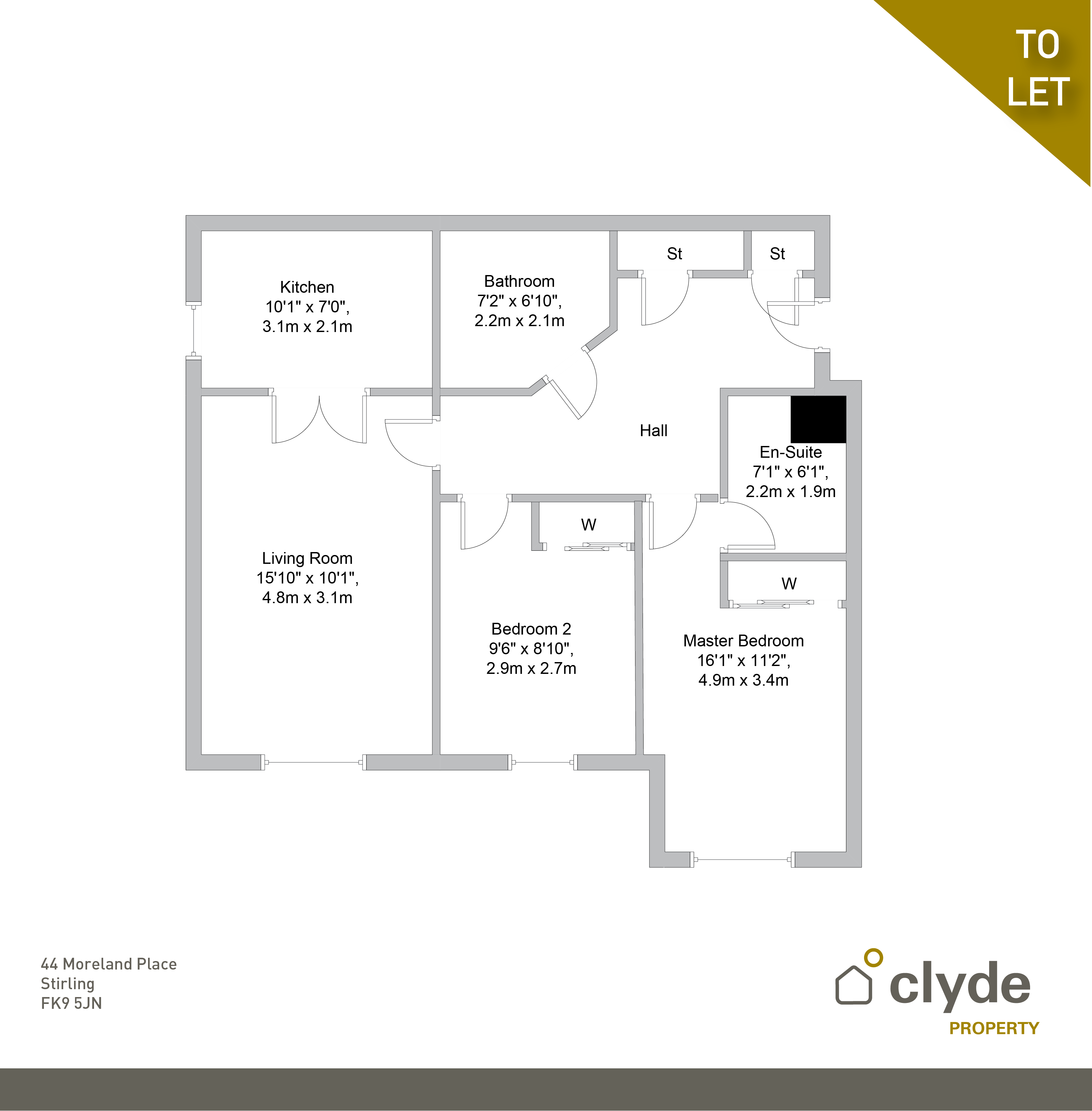 Flat Moreland Place in Stirling