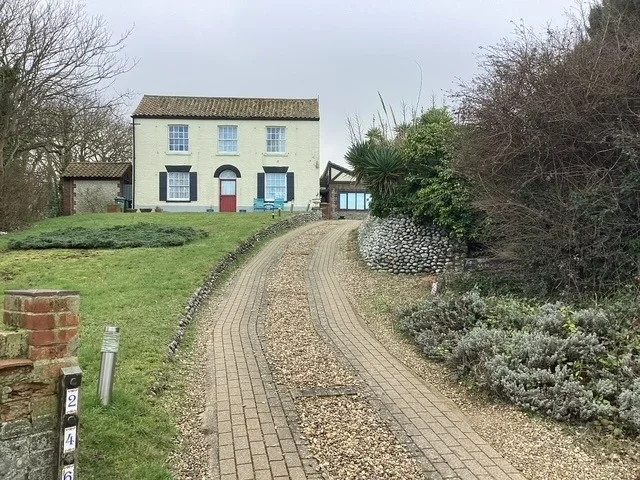 House Beach Road in North Norfolk