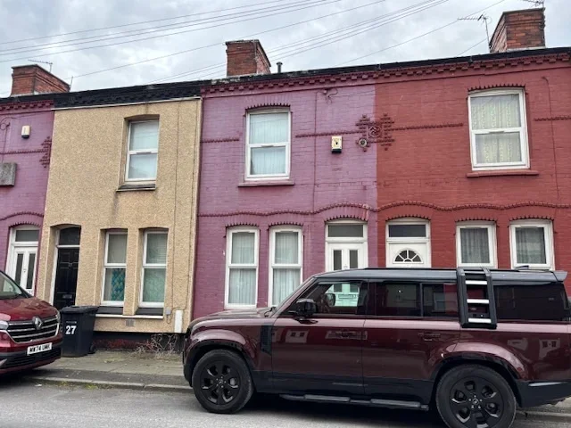 House Longfellow Street in Bootle