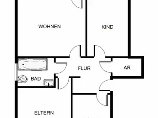 Wohnung Etzelstraße in Köln