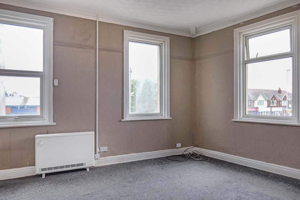 Flat Rossall Road in Blackpool