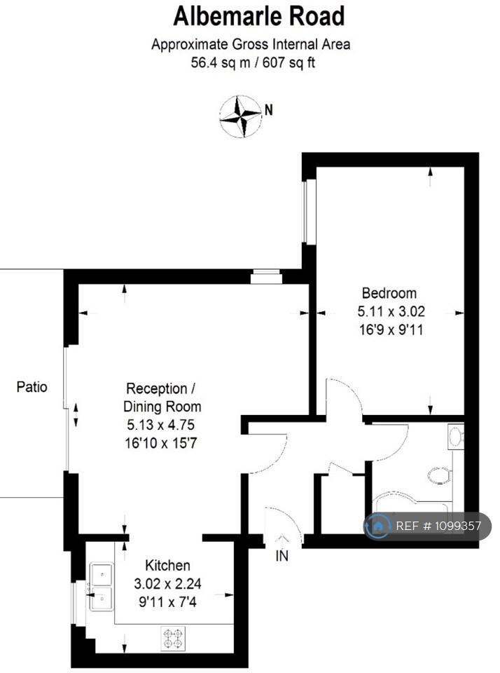 Flat Albemarle Road in Greater London