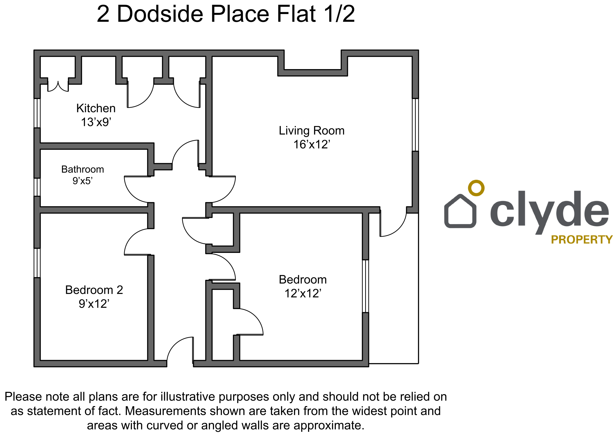 Flat Dodside Place in Glasgow