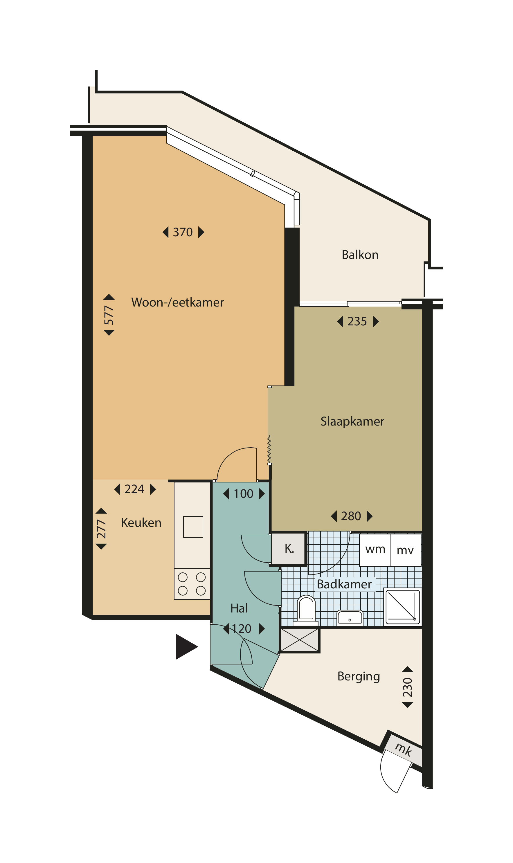 Appartement Hilvoordestraat 223 in Rijswijk
