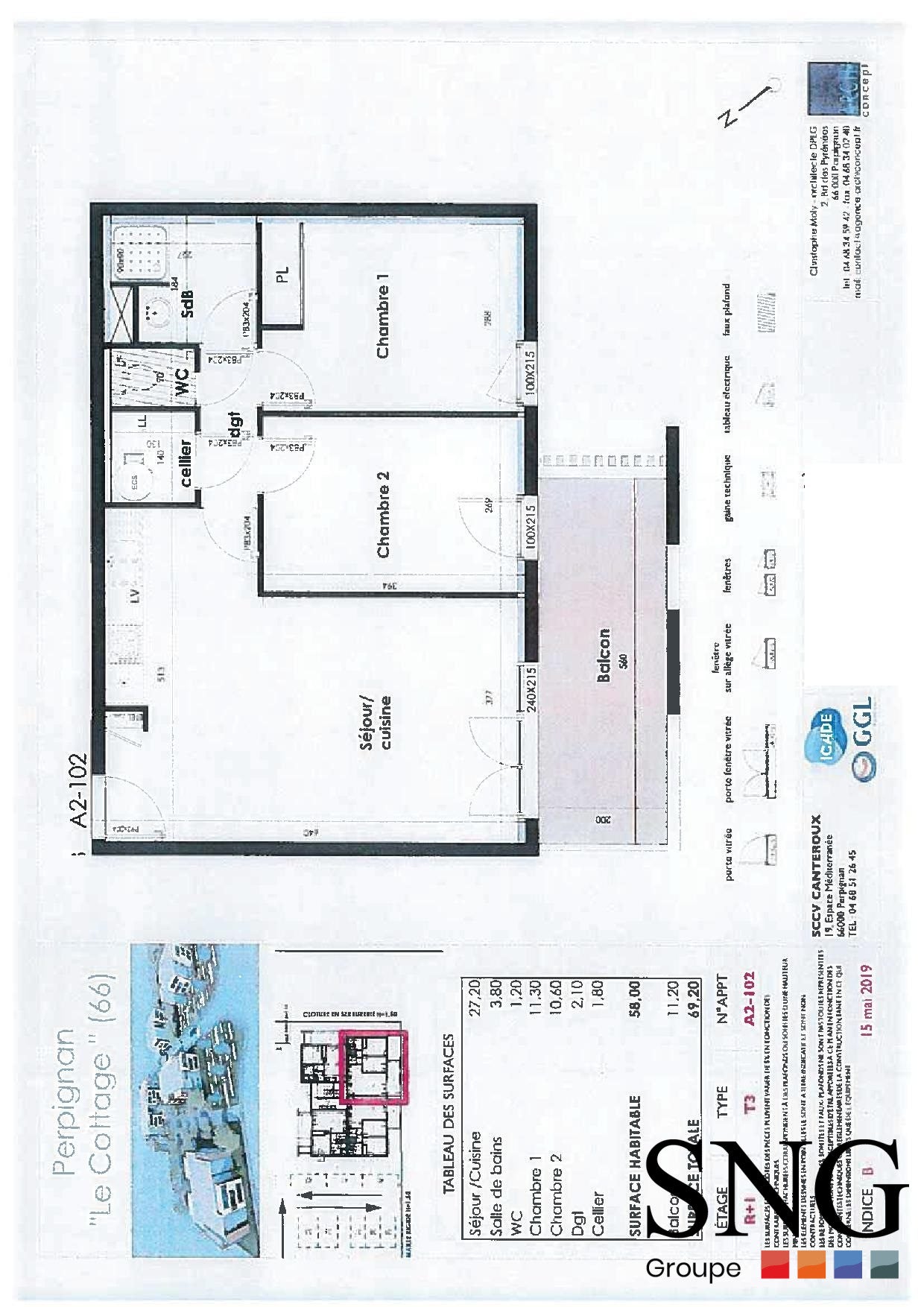 Flat Rue Raymond Sudre in Perpignan
