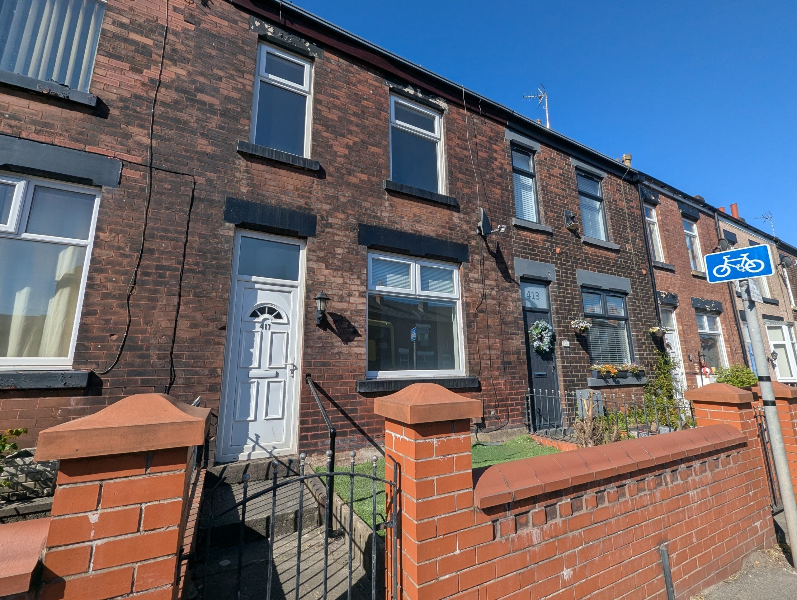 Flat Bury Road in Bolton