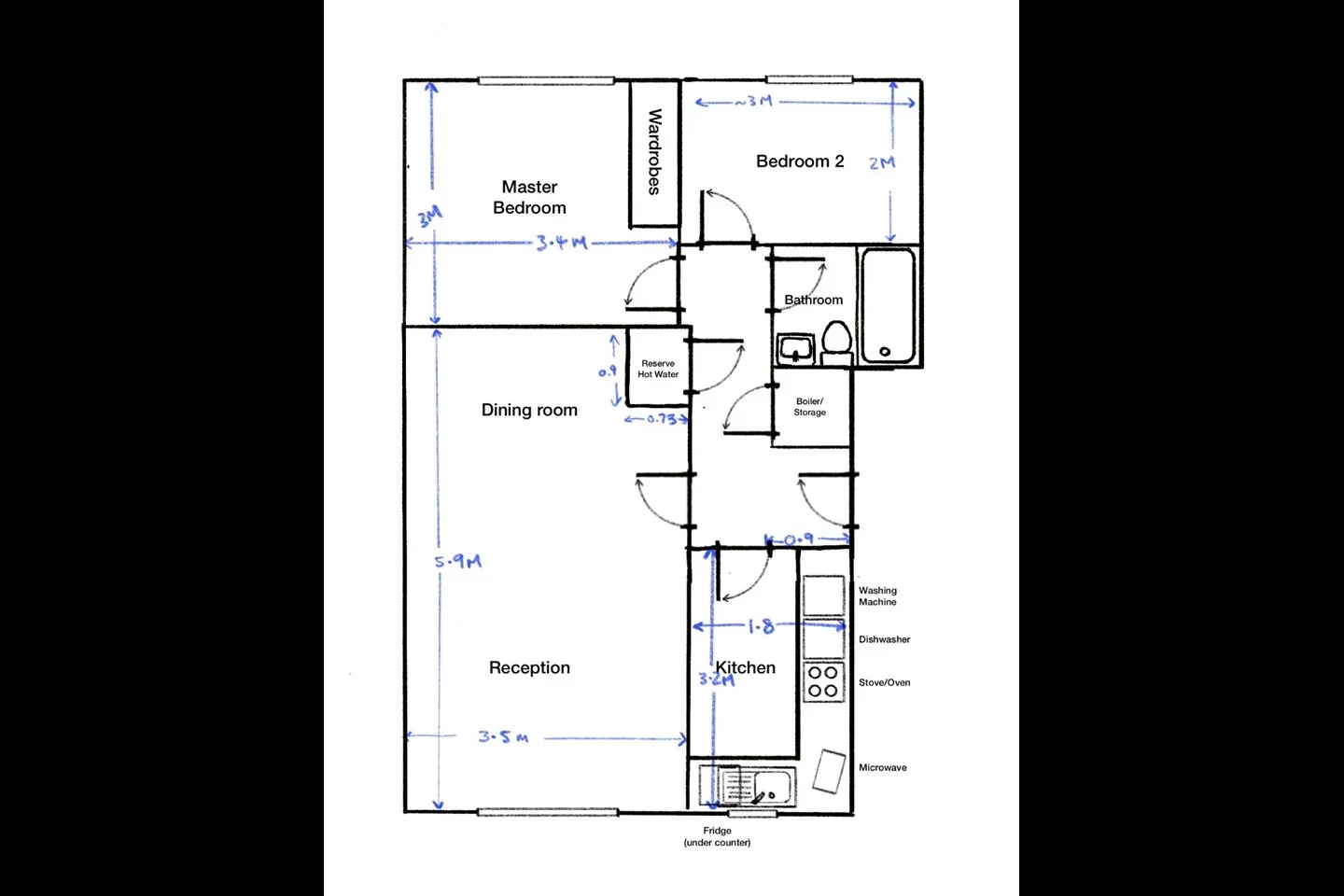 Flat Hackney Road in Greater London