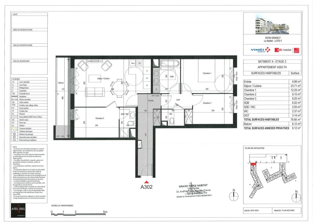 Appartement Avenue Marceau à Drancy