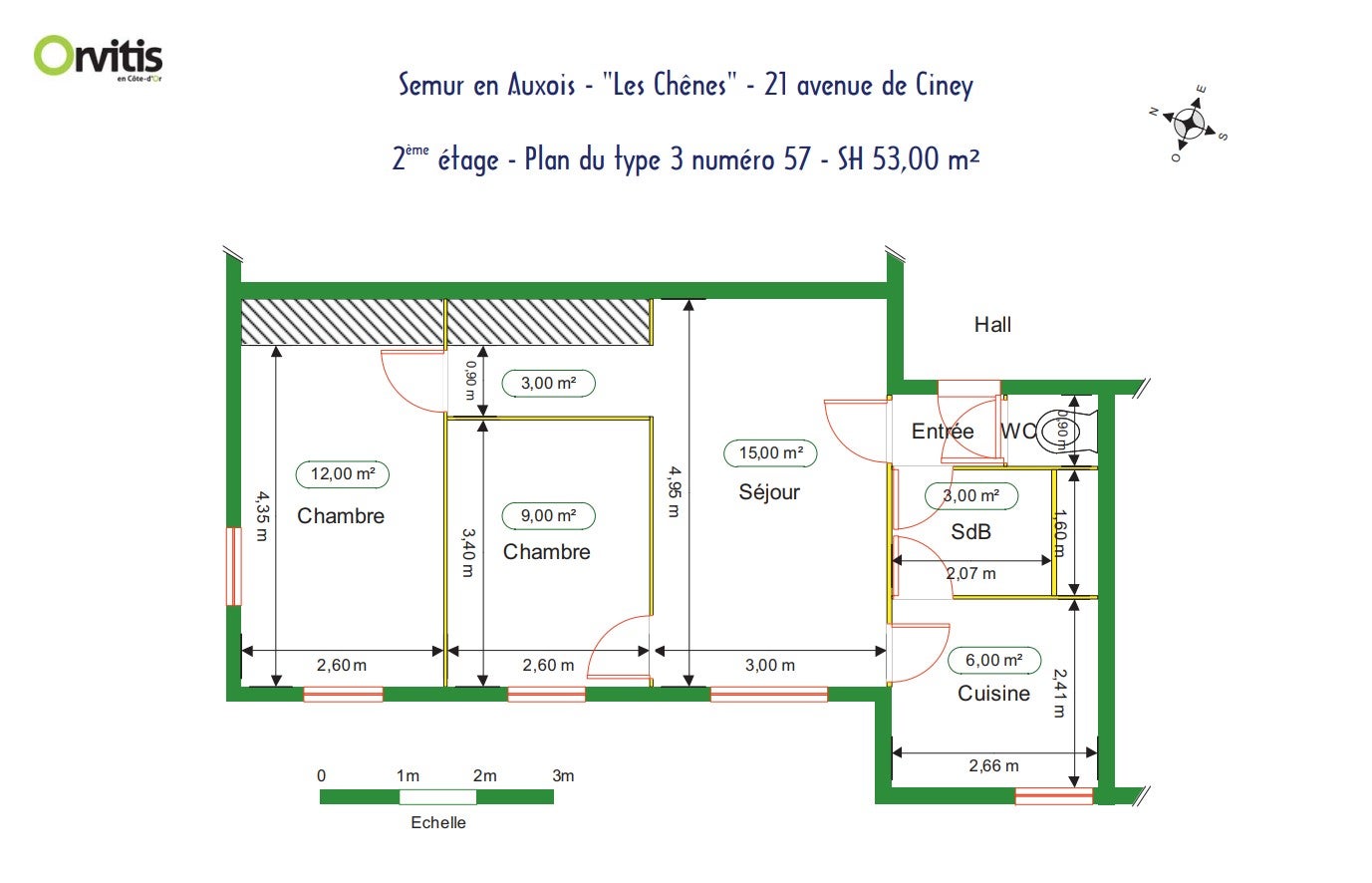Flat Avenue de Ciney in Semur-en-Auxois