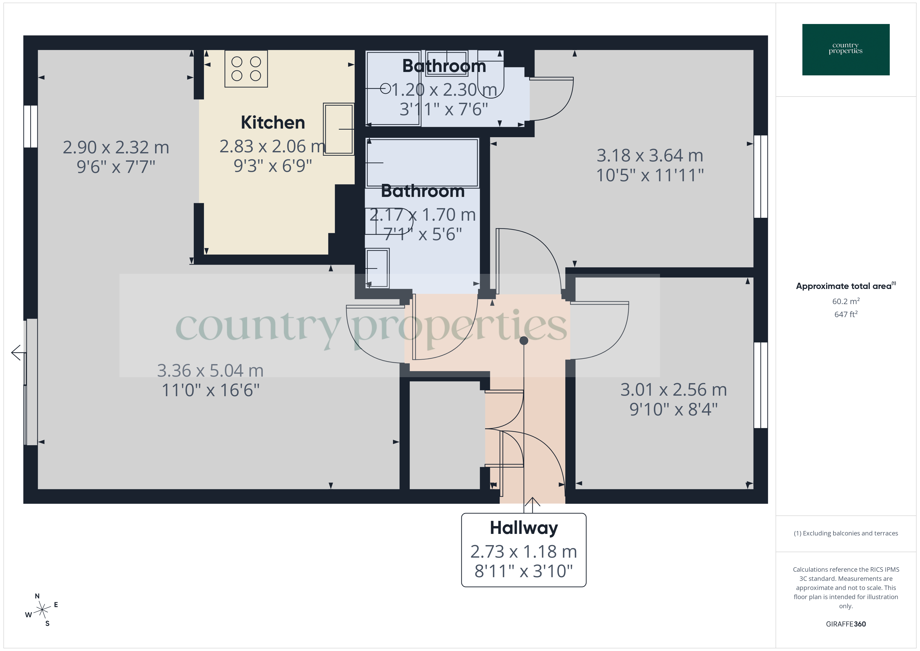 Flat Eddington Crescent in Welwyn Hatfield