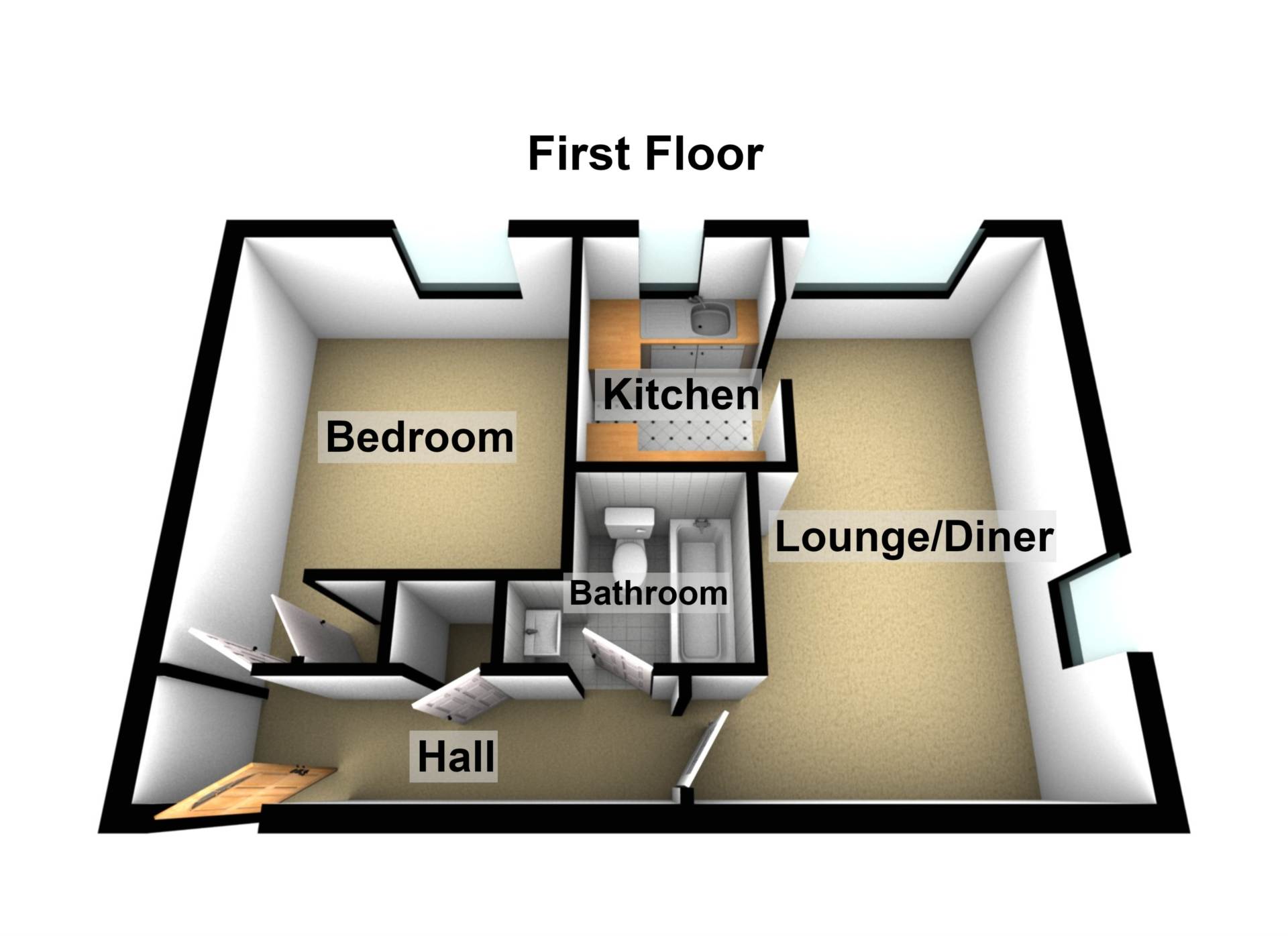 Flat Shortlands Close in Greater London