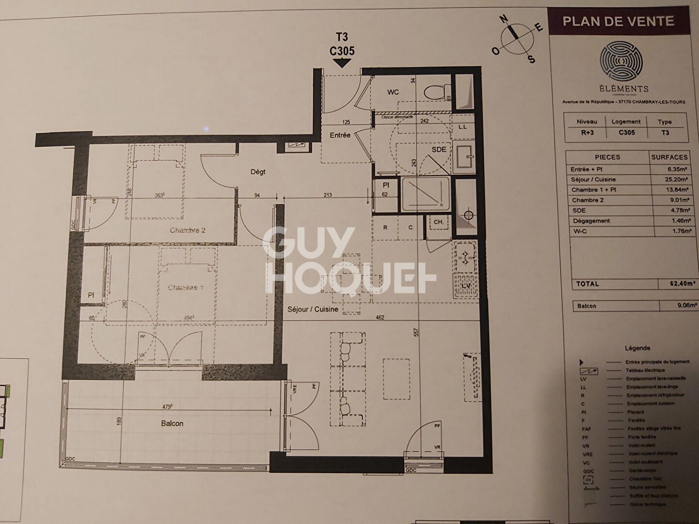 Flat Allée de la Fosse Piqueuse in Chambray-lès-Tours